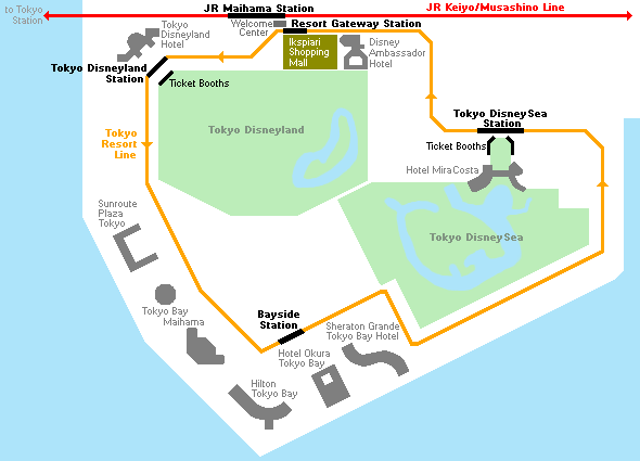 Mapa da Disney de Tóquio Tokyo_Disney