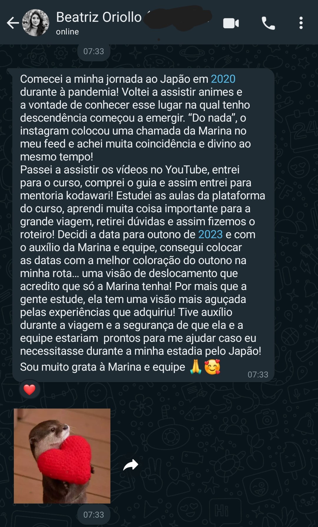 Depoimento Beatriz